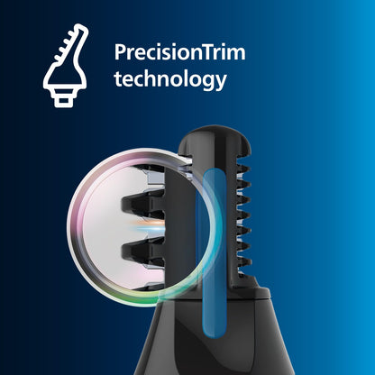 Philips Nasentrimmer 5000 Serie NT5650/16 Nasen Ohren Augenbrauen Trimmer PrecisionTrim Wasserdicht