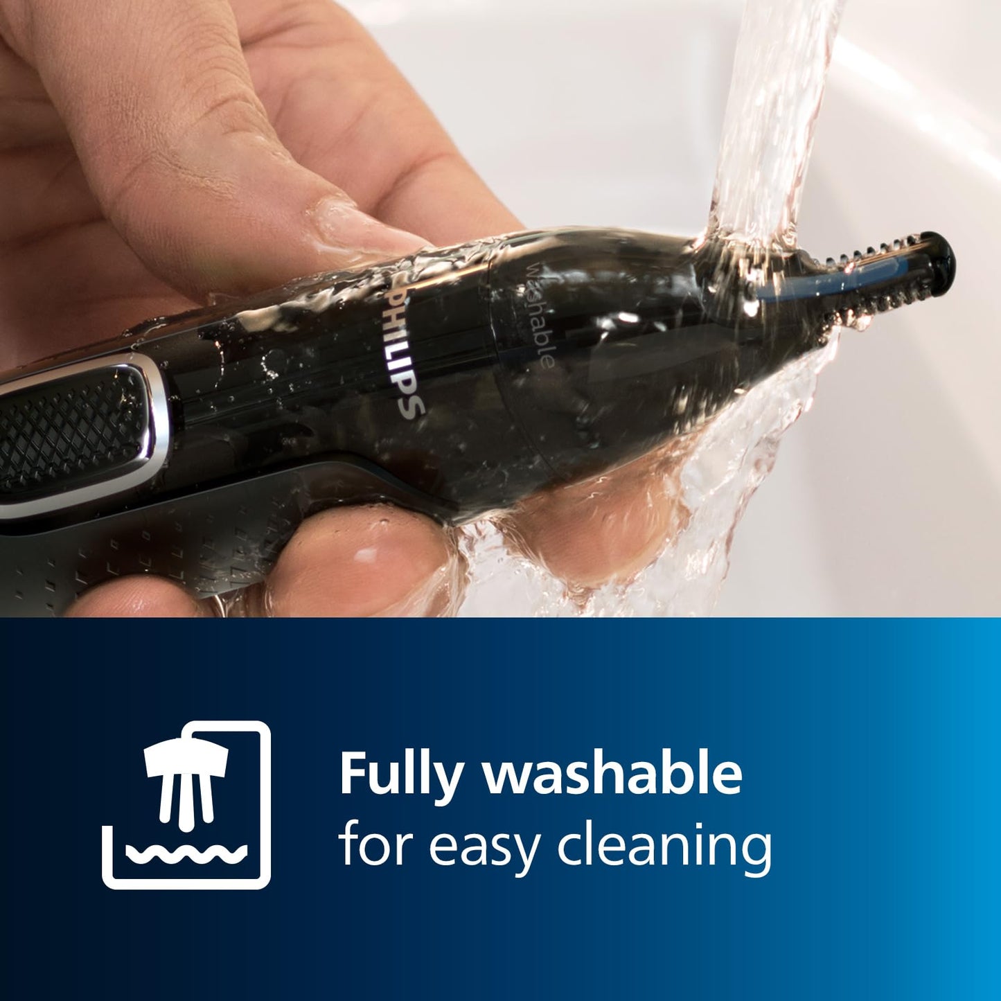 Philips Nasentrimmer 5000 Serie NT5650/16 Nasen Ohren Augenbrauen Trimmer PrecisionTrim Wasserdicht