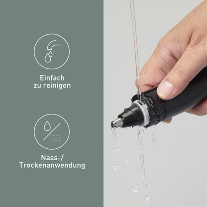 Panasonic ER-GN300-K503 Nasenhaarschneider Herren Nasen Ohren Augenbrauen Trimmer Wasserdicht Schwarz