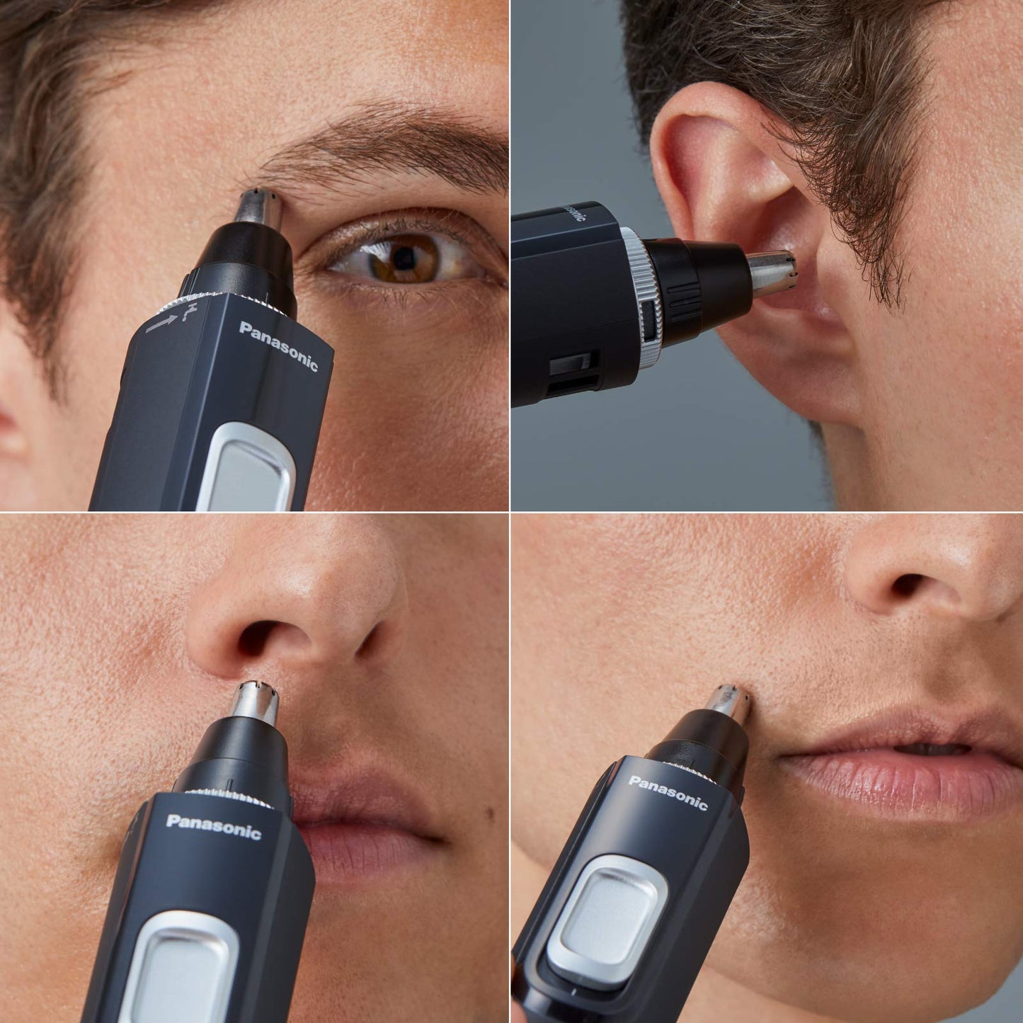 Panasonic ER-GN300-K503 Nasenhaarschneider Herren Nasen Ohren Augenbrauen Trimmer Wasserdicht Schwarz